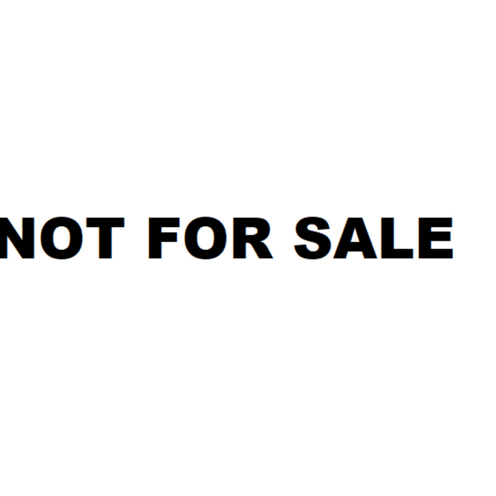 not for sale